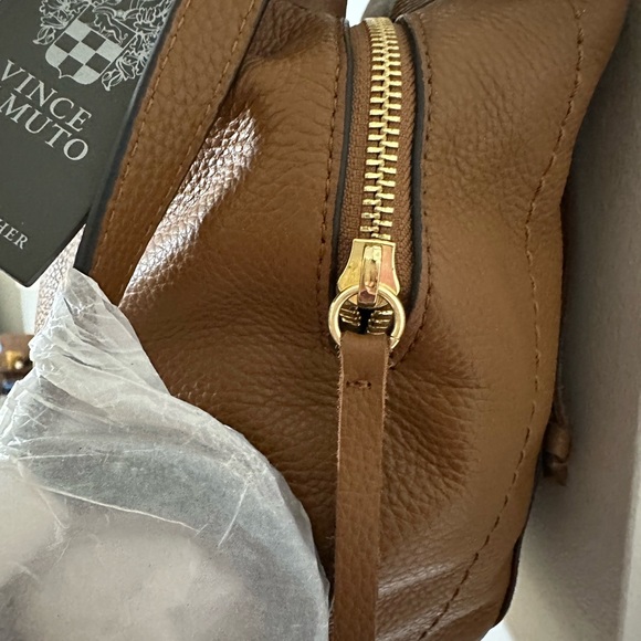 Vince Camuto Brown Leather Shoulder Bag - Picture 8 of 8